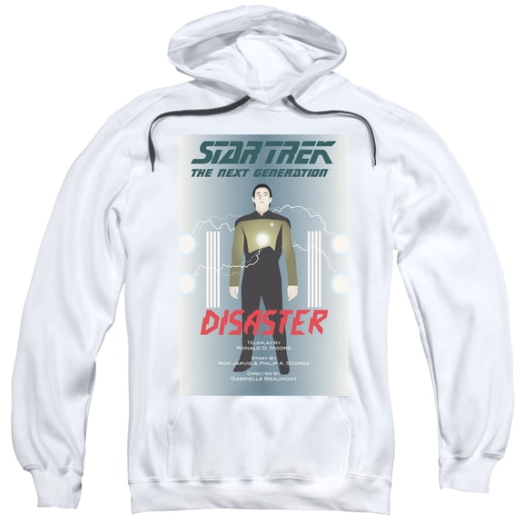 Star Trek Tng Season 5 Episode 5 Adult Pullover Hoodie Sweatshirt White