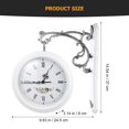 thumbnail image 2 of Reloj de pared de doble cara, reloj colgante de doble cara, reloj giratorio de doble cara, 2 of 7