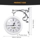 thumbnail image 2 of Reloj de pared de doble cara, reloj colgante de doble cara, reloj giratorio de doble cara, 2 of 7