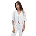 thumbnail image 3 of Cardigan d'Été pour Femmes, Col en V, Ajouré, Ouvert, Extérieur, 3 of 10