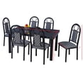 thumbnail image 2 of Comedor Lisboa 6 Sillas Tubular y Cubierta de Formica MOBILKRAFT Modelo Lisboa, Estilo Contemporáneo en Color Negro, 2 of 2
