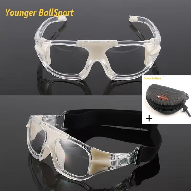 Gafas de baloncesto para miopía, gafas deportivas para fútbol, gafas anticolisión, gafas de entrenamiento extraíbles, gafas de ciclismo qiuyongming unisex