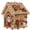 A, variant on 3D Diamond Painting Gingerbread House Kit, DIY Wooden Christmas Diamond Art Craft Kit for Adults, Full Drill Crystal Mosaic, Tabletop Ornament & Hanging Holiday Decor, B