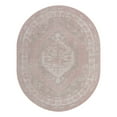 thumbnail image 3 of Unique Loom Outdoor Traditional Collection Area Rug - Valeria (7' 10" x 10' Oval Pink/Ivory), 3 of 7