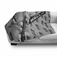 thumbnail image 3 of New York Soft Flannel Fleece Blanket, Street Signs of Intersection of Wall Street and Broadway Finance Destinations, Cozy Plush for Indoor and Outdoor Use, 50" x 70", Black and White, by Ambesonne, 3 of 6