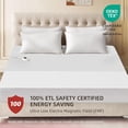 thumbnail image 5 of Bwarm Waterproof Heated Mattress Pad, ETL Certified Bed Warmer with 9 Heat Settings, 1-12 Hours Auto Off Deep Pocket, Machine Washable, White Foot Queen, 5 of 7