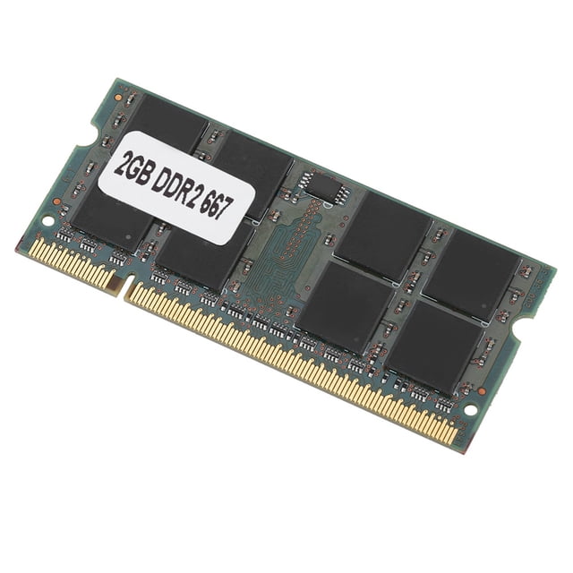 Memoria para Computadora Portátil DDR2 de 2 GB 667 MHz Módulo de Actualización de Memoria para Computadora Portátil Confiable PC2 5300 de 200 Pines para Computadora ANGGREK Otros