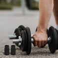 thumbnail image 4 of UPOUART 2pcs Cap Weights Plates Black Rubber Precise Weight Distribution Fitness Enthusiasts Workout, 4 of 7