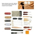thumbnail image 3 of Leather Working Kit, Professional 31pcs Stainless Steel Light Portable Leather Sewing Tools  For Fabric For, 3 of 8