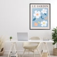 thumbnail image 3 of Stupell Industries Bohemian Bouncing Floral Le Jardin Black Framed Giclee Art, 24 x 30, by Anna Quach, 3 of 8