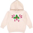 thumbnail image 2 of Inktastic Candy Canes and Holly Christmas Toddler Hoodie, 2 of 4