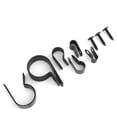 thumbnail image 4 of 150 X M4 X 16mm Screws R-Type Cable Clips Self-Tapping Screws Set Plastic Black Management Of Various Cables Air Conditioning, 4 of 8