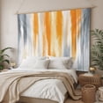 thumbnail image 3 of Orange Gray Tapestry for Bedroom Wall Hanging Tapestry, Retro Country Abstract Ombre Aesthetic Ceiling Backdrop Tapestries Poster Blanket Wall Decor for Teens Room Living Room Dorm 39" x 59", 3 of 8
