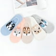 thumbnail image 5 of TELOLY Womens No Show Socks No Show Socks Womens Ankle No Slip Low Cut Footies for Flats Slip (Multicolor,One Size), 5 of 7