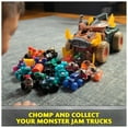 thumbnail image 5 of Monster Jam Mini Jam Megalodon Mad Hog Chomper and Monster Truck, 5 of 12