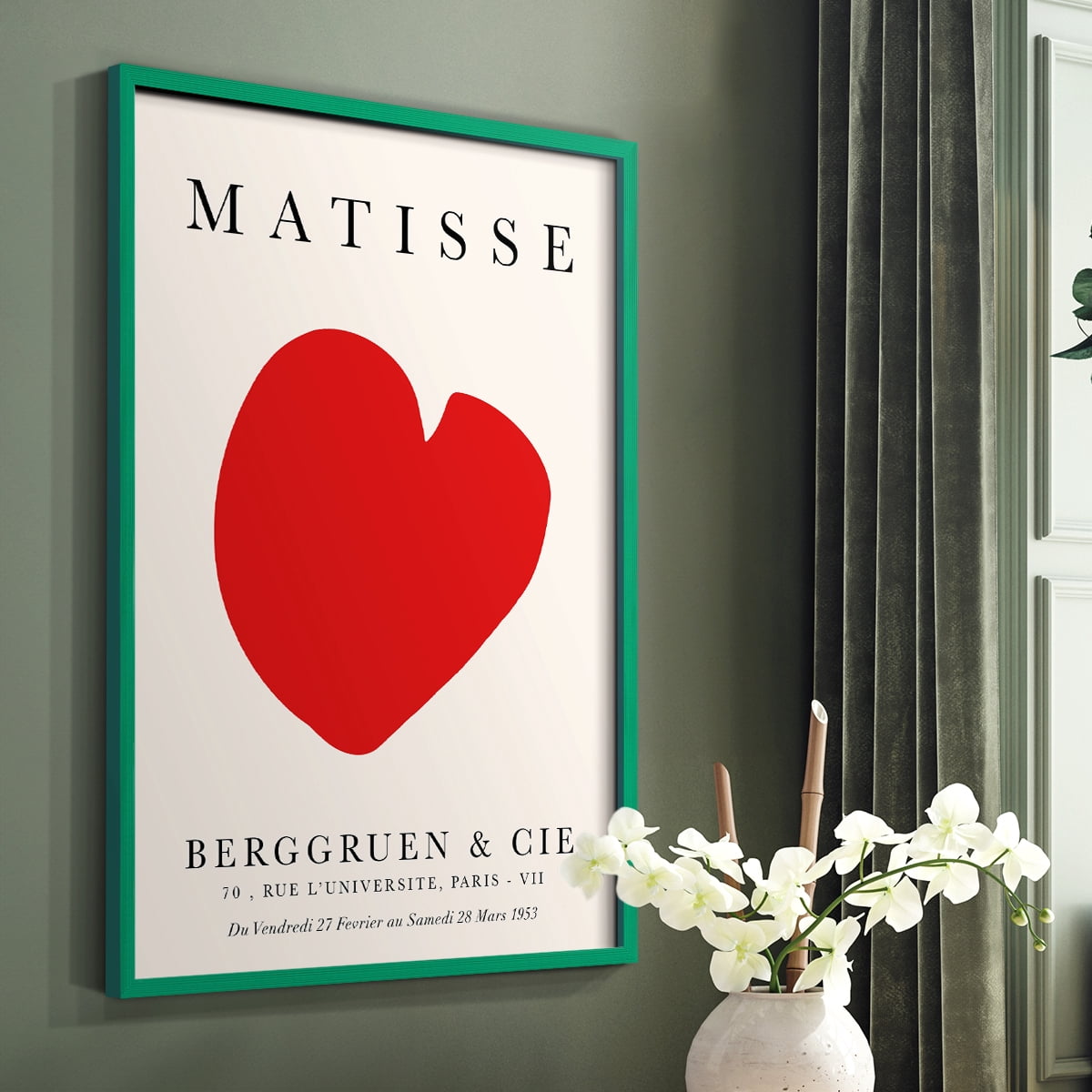 Matisse CCXVIII in Solid Wood 8 x 10 Framed Print