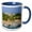 Blue/White, variant on 3drose, Harbor View, Nassau, Bahamas - Ca05 Ksu0000 - Keren Su, 15oz Two-tone Red Mug