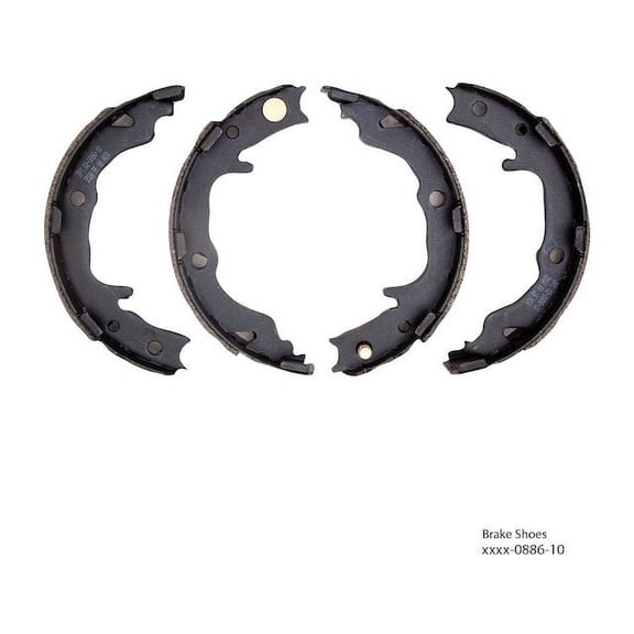 Rear Parking Brake Shoe Set - Compatible with 2007 - 2017 Jeep Patriot 2008 2009 2010 2011 2012 2013 2014 2015 2016