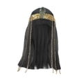 thumbnail image 4 of Peluca negra de con diadema para eventos de Halloween, accesorios fotográficos temáticos diarios, 4 of 9