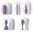 thumbnail image 5 of Wedding Theme Candle Silicone Mold Heat Resistant Pillar Candle Silicone Mold, 5 of 15
