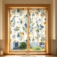 thumbnail image 7 of Beautynvta 2 Pack Floral Kitchen Curtains, Rod Pocket Light Filtering Short Window Drapes, Green Leaf Flower Printed Curtain Panels for Kitchen Bathroom Farmhouse Decor, 7 of 7