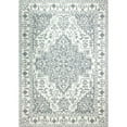 thumbnail image 1 of Bashian R131-IVGY-5X7.6-BNAL89 Bashian Valencia Collection Floral Transitional 100 Percent Wool Hand Tufted Area Rug, Ivory & Grey - 5 ft. x 7 ft. 7 in., 1 of 1