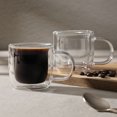 thumbnail image 4 of Mr. Coffee Salon Espresso 3 OZ Double Wall Insulated Glasses Mugs (Set of 2), 4 of 4