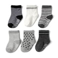 thumbnail image 4 of Calcetines de rayas para niños de primavera y verano, calcetines antideslizantes para bebés, calcetines para niños, 4 of 4
