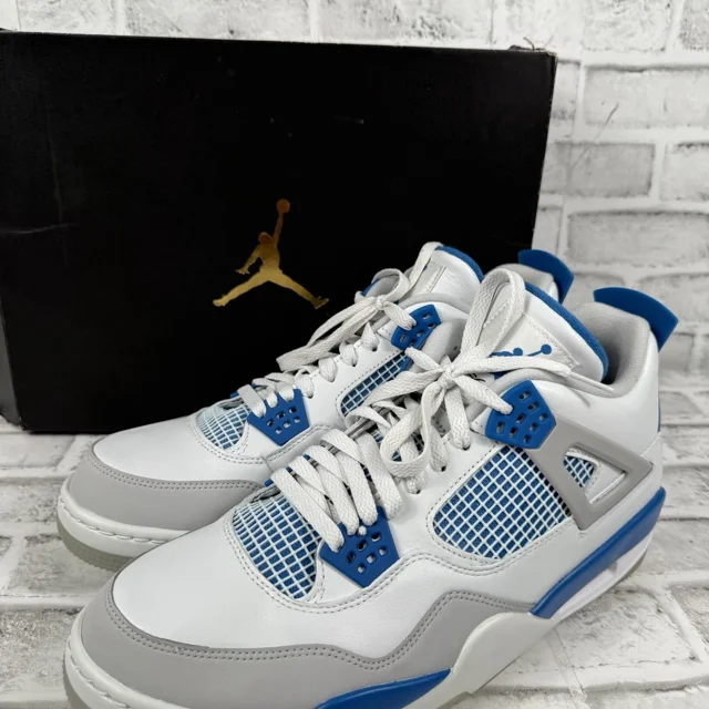 N I-K-E Jo r-dan 4 IV Retro Military Blue Golf Shoes Mens Sz 13 CU9981-101 Brand New