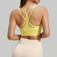 thumbnail image 5 of Livrdious Sports Bras for Women Lightweight Breathable Cross Back Medium Support Padded Push Up Sport Bra comfy for Fitness Workout Yoga and Everyday Wear, 5 of 5