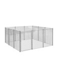 thumbnail image 2 of Galvanized Dog Kennel, 12' x 12', Easy Assembly, Weather-Resistant, TMG-DCP12, 2 of 6