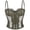 🔥 Army Green, variant on Body Shaper for Women Shapewear Women Tight Fitting Fishbone Corset Eyelash Lace Shoulder Strap Corset Straps Tank Soft and Comfortable for Work & Office Green M