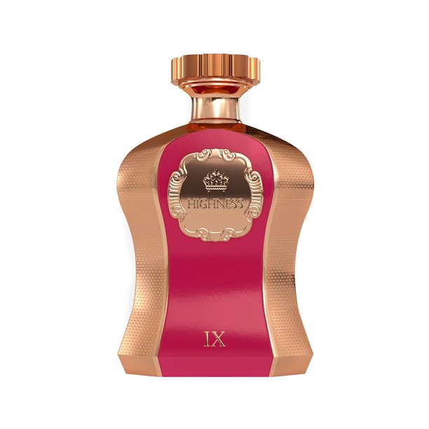 Afnan Highness Maroon Luxury Eau De Parfum unisex 3.4 onzas líquidas. Onz