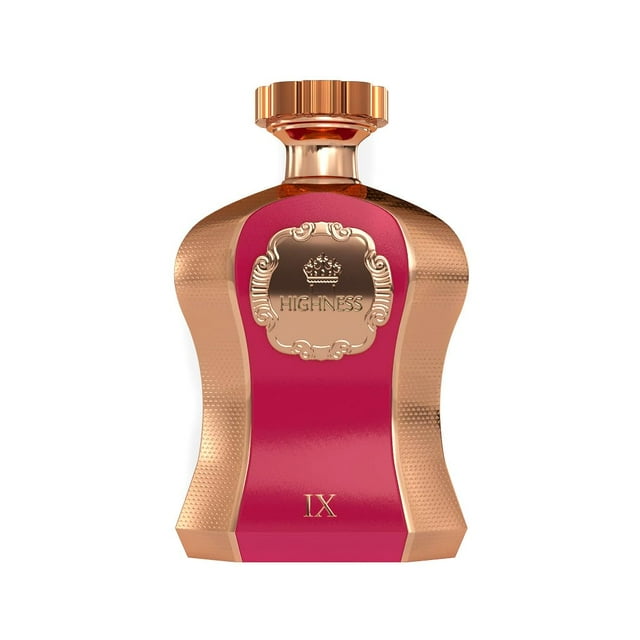 Afnan Highness Maroon Luxury Eau De Parfum unisex 3.4 onzas líquidas. Onz