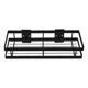 thumbnail image 1 of Estante de especias de pared autoadhesivo de metal flotante, organizador para colgar en la pared, para armario de cocina, despensa y baño, 1 of 7