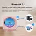 thumbnail image 3 of Reproductor de CD portátil MICOCIOUS con Bluetooth y radio FM, 3 of 7