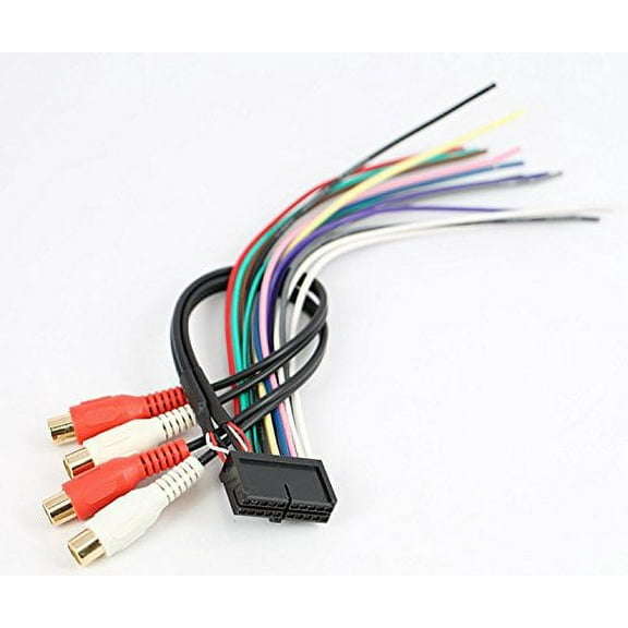 ASC Audio Car Stereo Radio Wire Harness for Jensen 20Pin CD6112 CD3610 MP5610 CD335X CD450K VM8012 VM8013