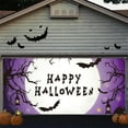 thumbnail image 5 of Diceymbol Halloween Garage Door Cover 157x73 Inch Polyester Holiday Decor 1-Piece, 5 of 7
