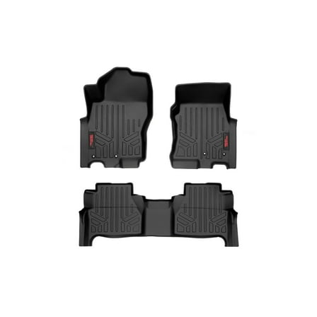 Rough Country Floor Mats for 22-26 Nissan Frontier | Crew Cab - M-80515