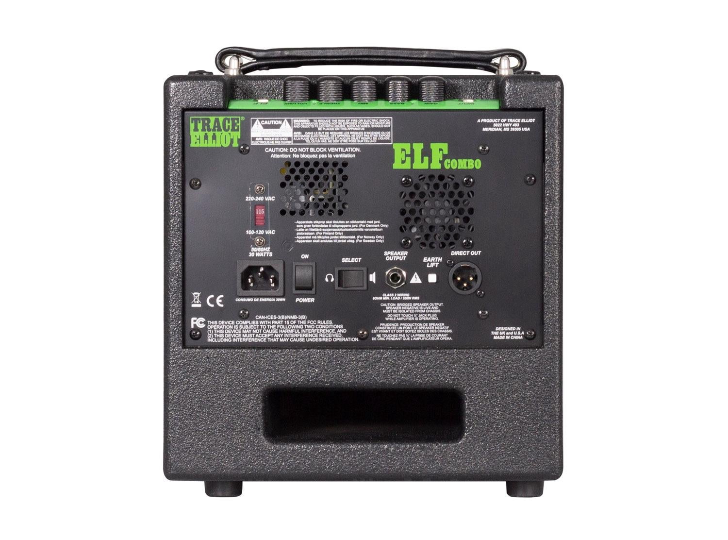 Trace Elliot 3618520 200W Elf 1x10-Inch Bass Combo Amp Fits Guitar Instrument