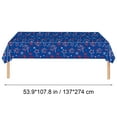 thumbnail image 3 of LanSuare Disposable Patriotic Tablecloth, 4th of July Party Decor, Plastic Flag Design, Memorial Day & Holiday Celebration Essentials, 3 of 6