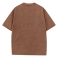 thumbnail image 4 of DORKASM Mens T Shirts Short Sleeves Lightweight Casual T-Shirt Crew Neck Loose Fit Workout Tops Vocation Fashion Shirts Coffee 4XL, 4 of 5