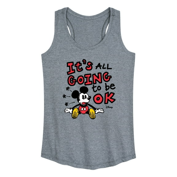 Disney - Mickey Mouse - It's All Going to be OK - Women's Racerback Tank Top
