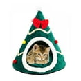 thumbnail image 3 of Autumn And Winter Pet Warm Three-Dimensional Sponge Christmas Hat Model Cat Litter Red And Green S--L Size, 3 of 6