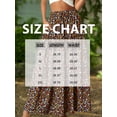 thumbnail image 7 of Cueply Long Skirts for Women Pleated Elastic High Waist drawstring Tiered Maxi Skirt with Pockets, 7 of 7