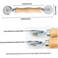thumbnail image 1 of Kit de herramientas de rodillo de pantalla, gancho removedor de ranuras de pantalla con mango de madera, Kit de herramientas de reparación, 2 uds. ZefeiWu 8390611501853, 1 of 1