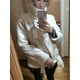 thumbnail image 4 of -abrigos gruesos de piel sintética para mujer, chaqueta de piel de oveja, prendas de vestir de aviador, Casaco femenino, Invierno, 4 of 5