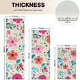 thumbnail image 4 of Pioneer Flower Floral Print Pattern Kitchen Rugs Sets Of 3,Kitchen Runner Rugs Non Skid Washable,Decorative Kitchen Floor Mats for Kitchen,Sink,Laundry,17"x30"+ 17"x47" + 17"x59", 4 of 6