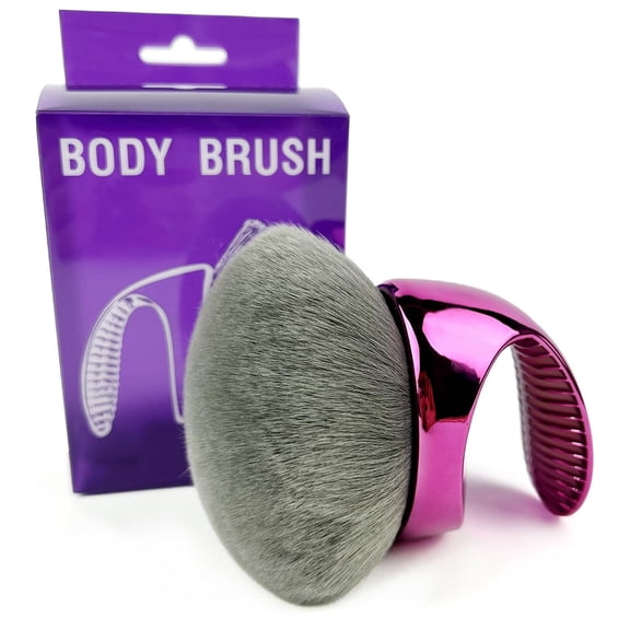 Westmore Beauty Blend & Blur Body Kabuki Self Tanner Brush, Oversized Body Blending Brush for Self Tanning, Makeup & Contour Application – 4.3 Inch Dense Oval Kabuki Head for Even Coverage