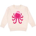 thumbnail image 2 of Inktastic Octopus Ocean Sea Creature Girls Toddler Sweatshirt, 2 of 4